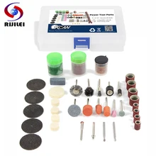 RIJILEI 95Pcs Wood Metal Engraving Electric Rotary Tool Accessory for Dremel Bit Set Grinding Polishing Cutting Cut RIJILEI 95Pcs Wood Metal Engraving Electric Rotary Tool Accessory for Dremel Bit Set Grinding Polishing Cutting Cut
