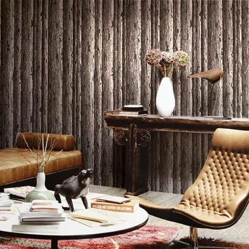 Vintage Wallpapers Coffeeshop Restaurant Vinyl Logs Behang 3D ... Vintage Wallpapers Coffeeshop Restaurant Vinyl Logs Behang 3D ...