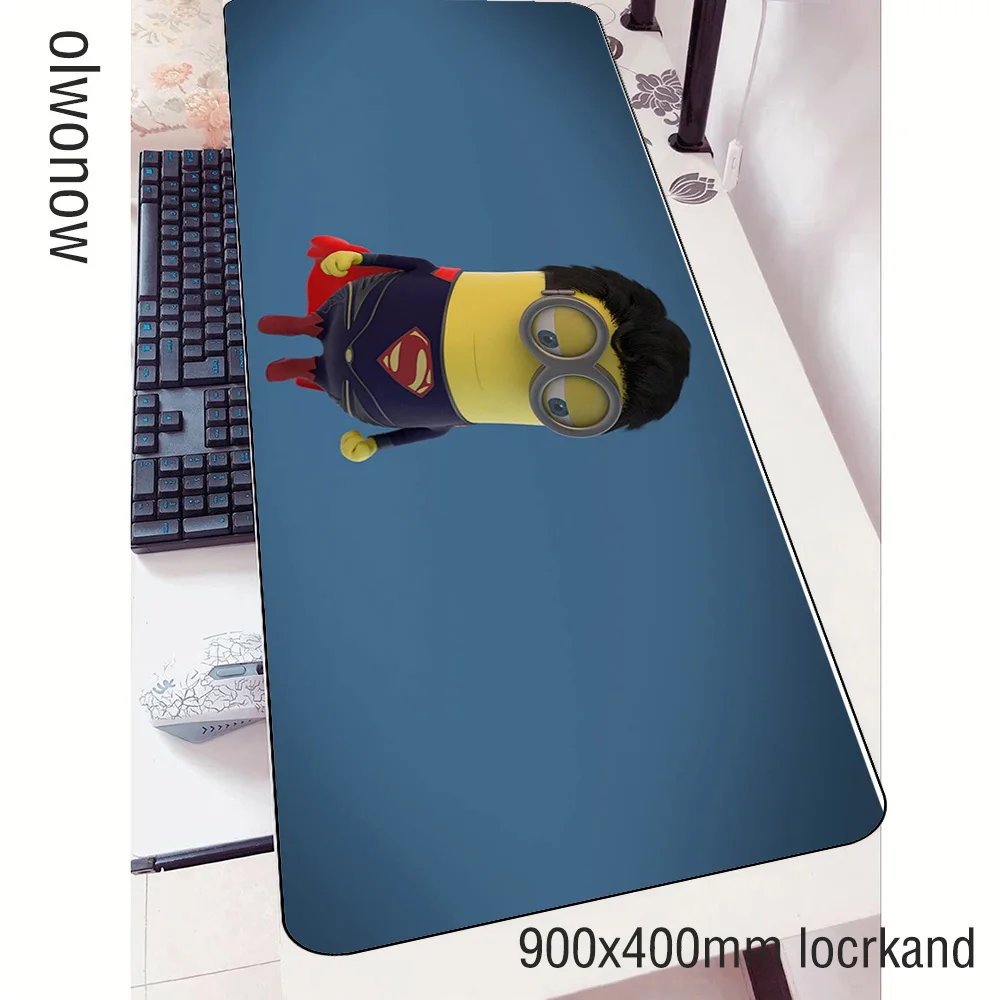 Minions mouse pad locked edge pad to mouse notbook computer mousepad High quality gaming padmouse g