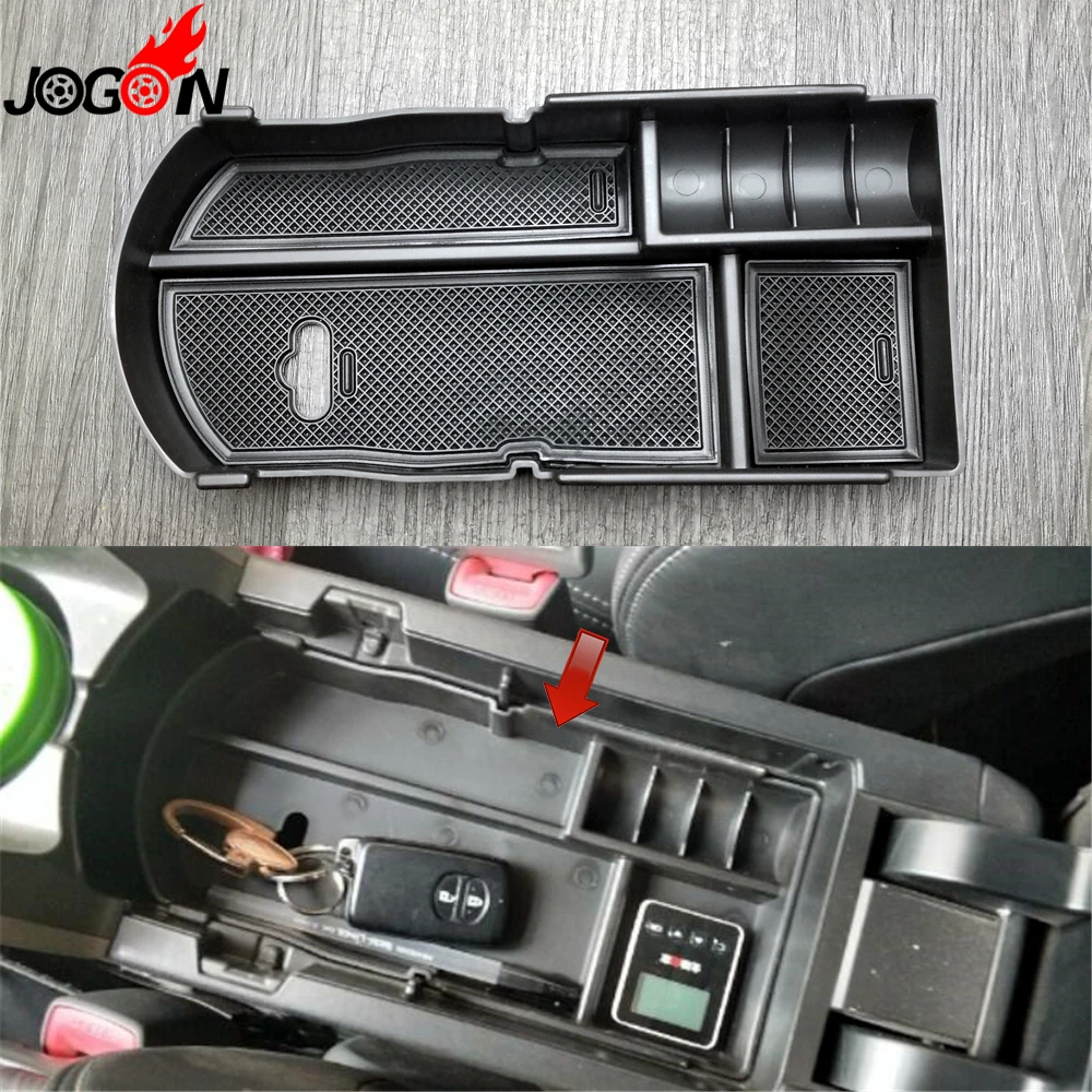 

For Toyota Prius XW30 Facelift Hatchback 2012 - 2015 Car Central Storage Armrest Box Container Box Organizer Tray Case