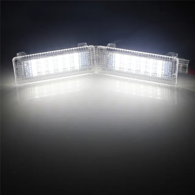 ANGRONG White 18 SMD LED Car Door Trunk  Courtesy Luggage Light Lamp For BMW E60 E61 E63 E64 E81 E87 E90 E91 E85 E89 4