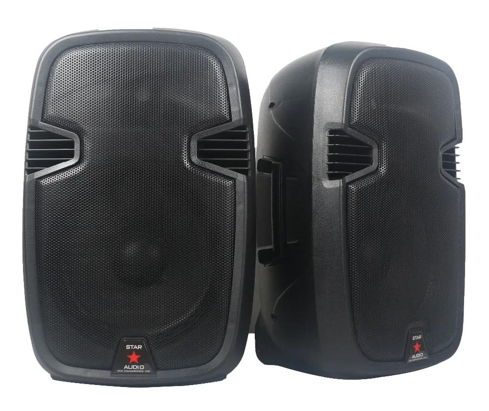 2pcs 12 inch powered 2000w speaker with bt usb sd card for pa dj stage in the show