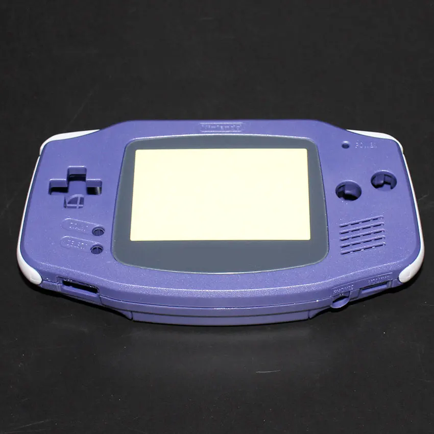 ChengHaoRan для Gameboy Advance Shell Полный корпус чехол для nintendo GBA Корпус чехол консоль кнопки отвертка - Цвет: Purple