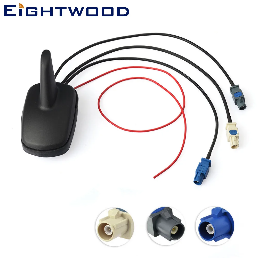 Eightwood Shark Fin Antenna DAB DAB+ 