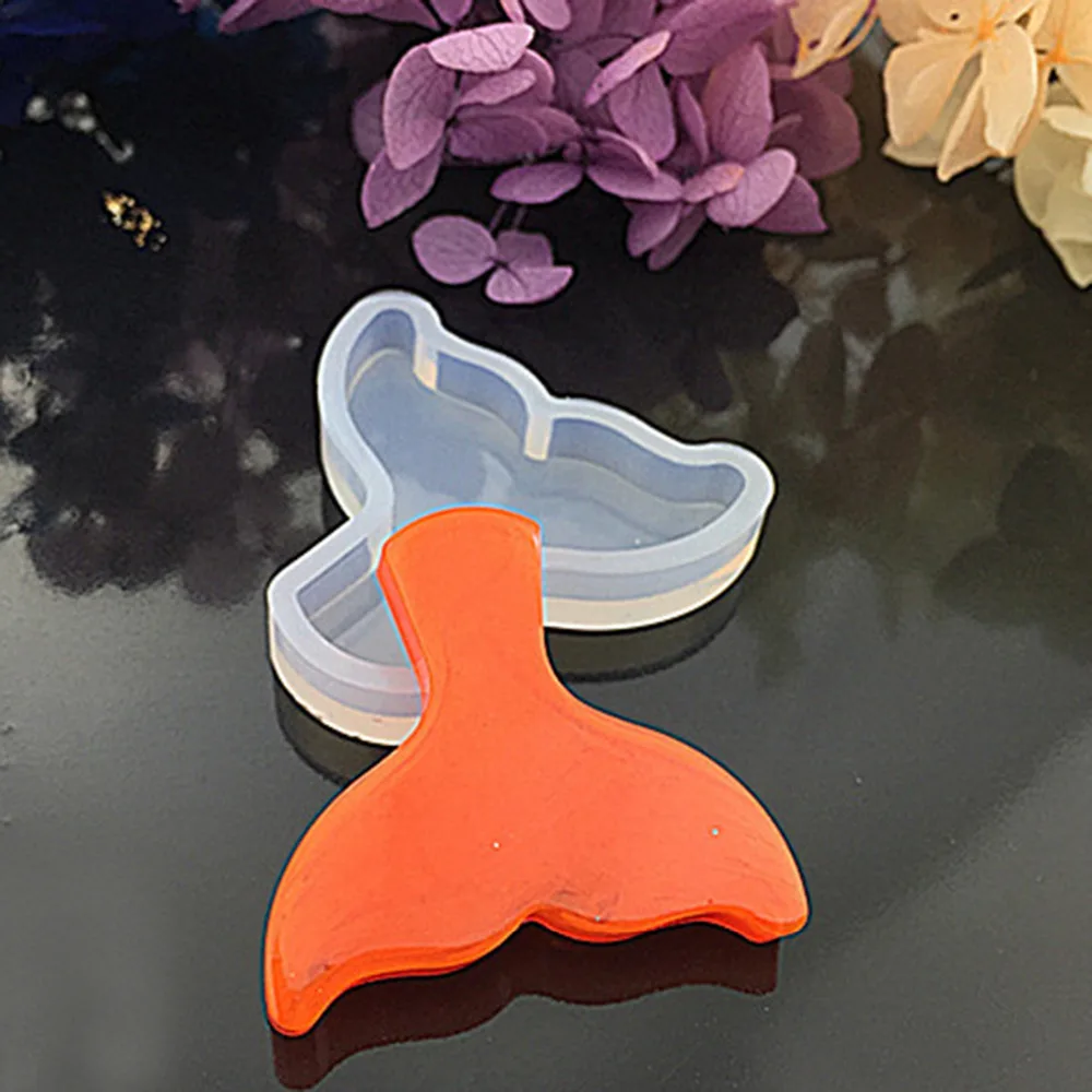 Силиконовая полимерная форма DoreenBeads для изготовления украшений Хвост кита