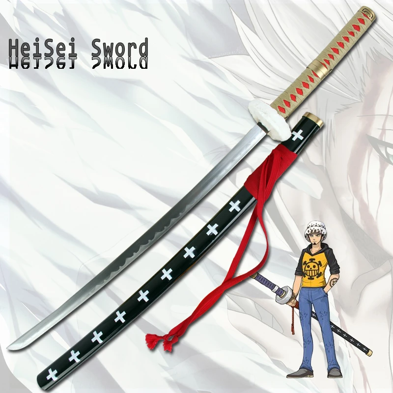 アニメワンピースのコスプレ剣トラファルガー ローリアルスティール刀日本先鋭剣武器 Weapon Weapons Swordsweapon Cosplay Aliexpress