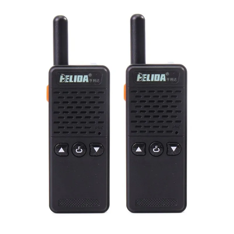 

2Pcs Smallest & Lightest Fashion Mini Walkie Talkie 16CH 2W UHF 430-470Mhz PMR446 Two Way RadioFM Transceiver Mini Radio