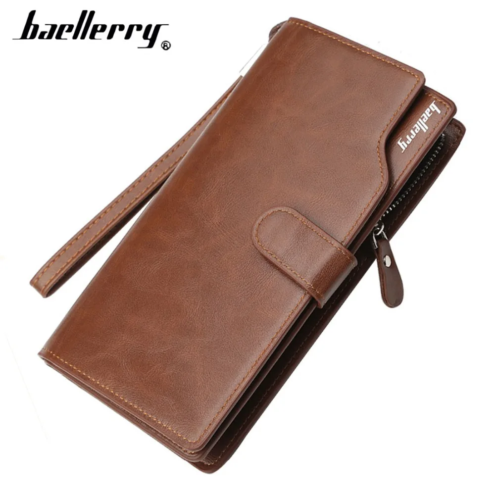 2019 Baellerry Men WalletS Card Holder Leather Long Design Quality