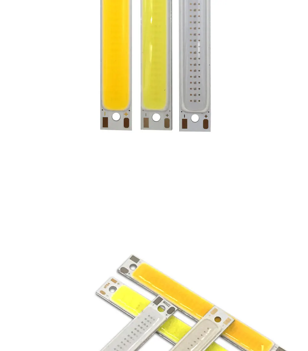 608mm 2V 3V COB LED Light Bulb 60mm Strip Red Bule Warm Cool White 1W 3W 3.7V LED Lighting Source for DIY Work Lamps (6)