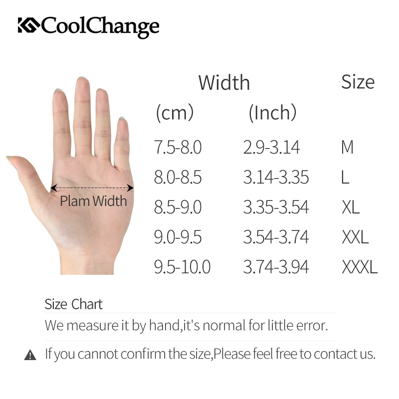 Велосипедные перчатки CoolChange зимние уличные спортивные велосипедные с сенсорным