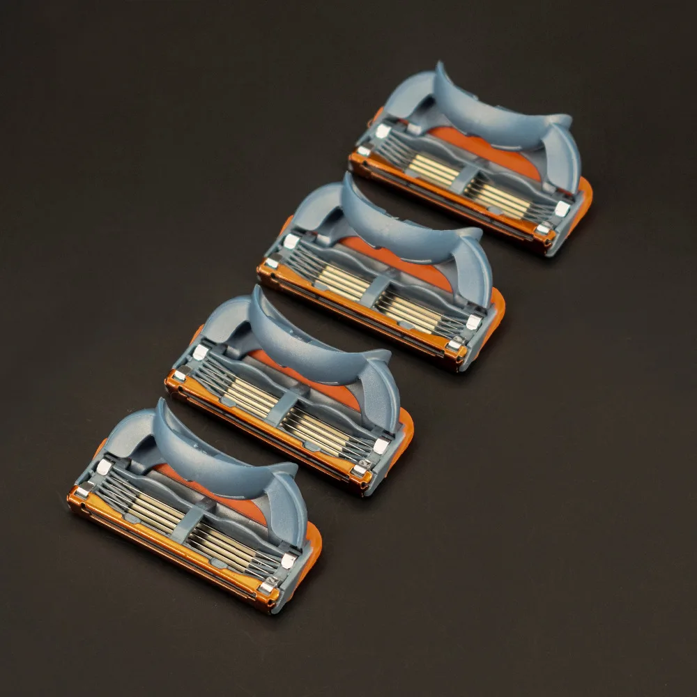 

4pcs/lot Razor Blades Cassette Shaving Blade for Men Face Compatible for Gillettee Fusione Proglide