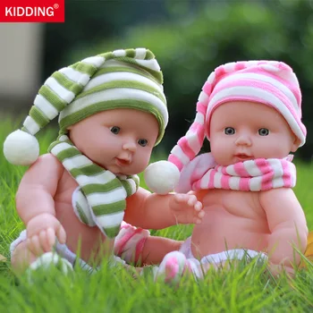 

30cm Baby Dolls Newborn Reborn Doll Baby Simulation Soft Vinyl Dolls Children Kindergarten Lifelike Toys for Girls Birthday Gift
