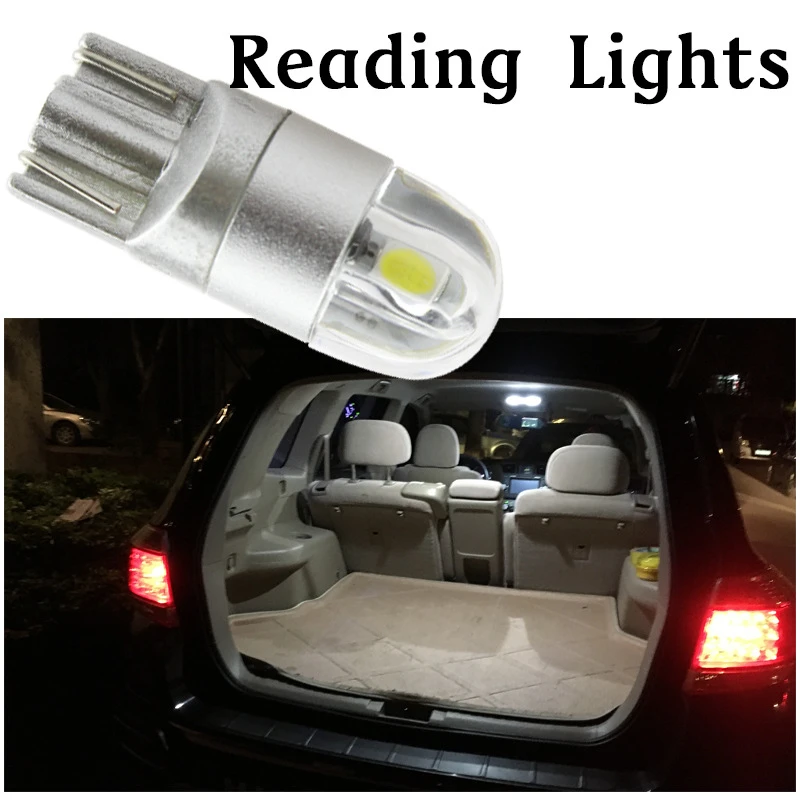 2PCS Low Compeitive Price Car 3030 2smd Super Bright White Light LED DC12V 2W 150lm Car T10 Led Side Marker Light Lamp Bulb.05