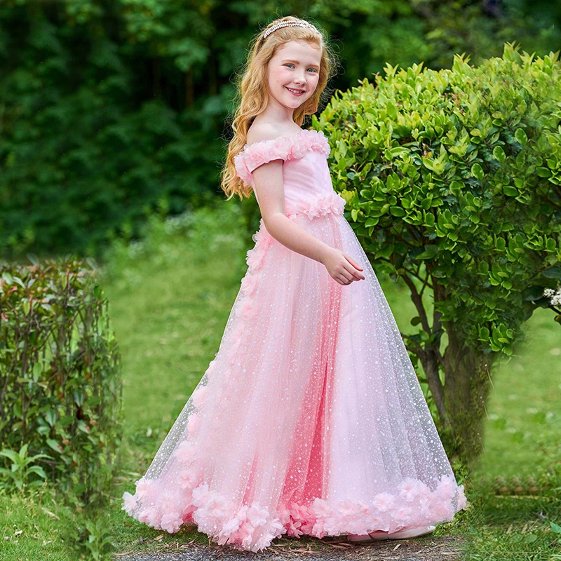 Wedding Family Dresses for Mother and Daughter | Parent-Child Birthday Princess Outfits | Mom Girls Bridesmaid Attire image 4