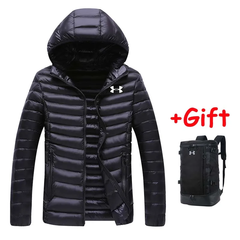 

Under Armour Men winter training jackets slim fit light jackets outdoor windproof clothes chaqueta hombre Asian Size with gift