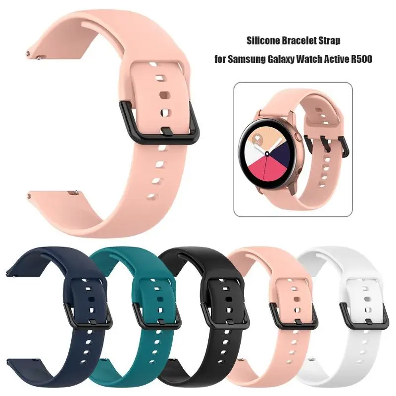 Силиконовый ремешок для часов для samsung Galaxy Watch Active R500 L