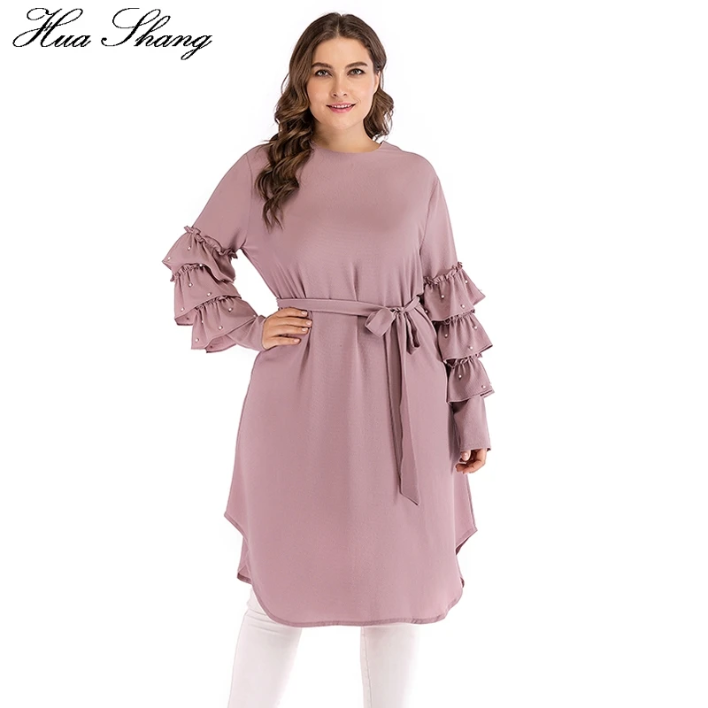 4XL 5XL размера плюс шифоновая блузка розовая Женская летняя с оборками и бусинами