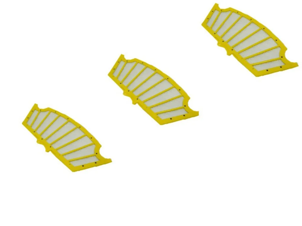 

Yellow Filter for iRobot Roomba 500 Series Replenishment Kit for Red and Green Cleaning Heads