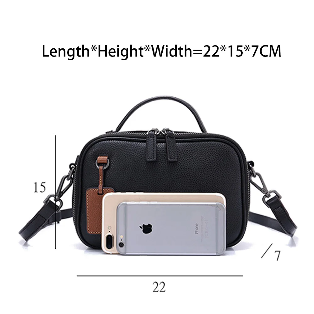 Zency صغيرة المرأة حقيبة كتف 100% حقيقية جاكيت جلدي-مقبض يد الرجعية Crossbody أكياس وسادة محفظة أسود رمادي Zency صغيرة المرأة حقيبة كتف 100% حقيقية جاكيت جلدي-مقبض يد الرجعية Crossbody أكياس وسادة محفظة أسود رمادي