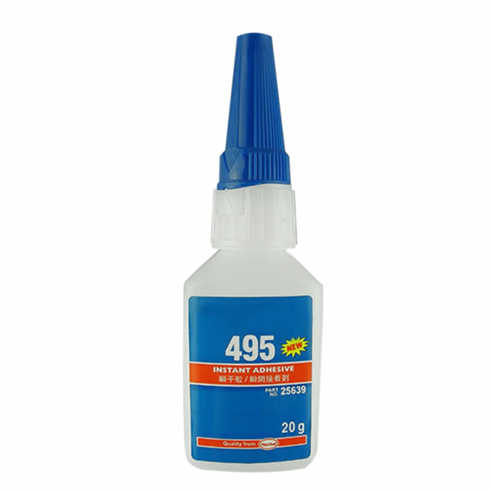 

For Plastic/Wood 20g Instant Adhesive Super Glue Stronger Bottle Strong Quick-drying Liquid Glue 406/480/403/495
