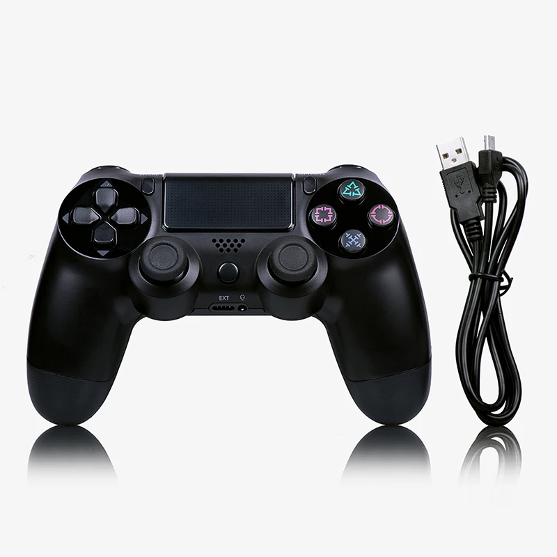 

Wireless Bluetooth Gamepad For PS4 Console PlayStation Joystick Controller For PC Win 7/8/10 For PS3 Console With USB Cable