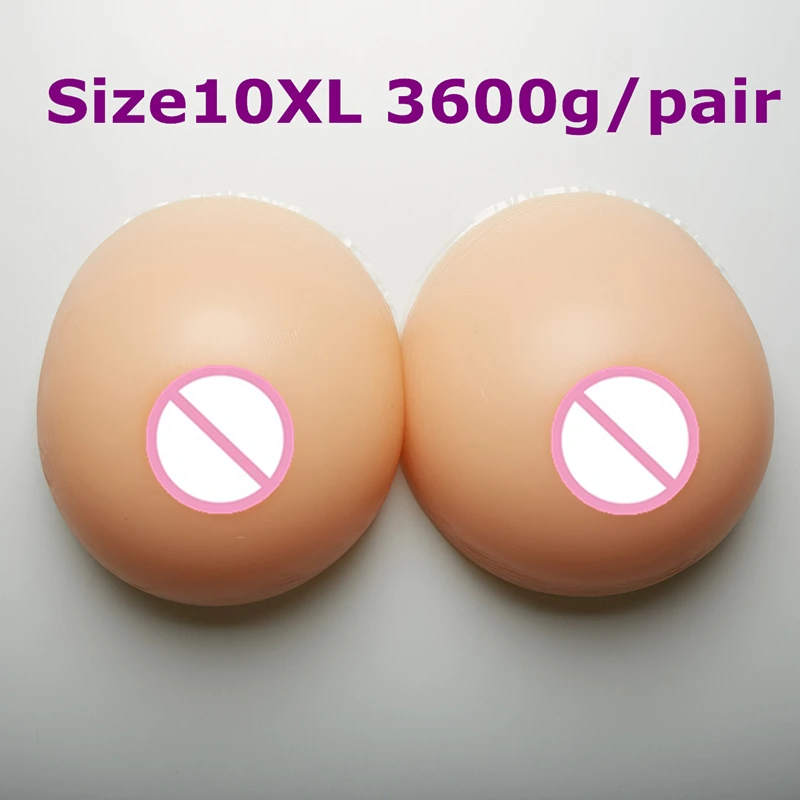 

Breast Form 3600g/pair Realistic Silicone Breast Crossdresser Artificial Breast Boobs Enhancers Silicone Fake Natural Breast