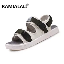 Ramialali/мужские повседневные сандалии; модная дышащая пляжная обувь; летние мужские сандалии; дешевые шлепанцы; сандалии; прогулочная обувь для мужчин