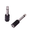 Jack 6.35 mono 6 corners AUDIO CONNECTOR&ADAPTER 6.35MM MONO PLUG TO 3.5 STEREO/MONO JACK 3PCS/LOT ► Photo 3/6