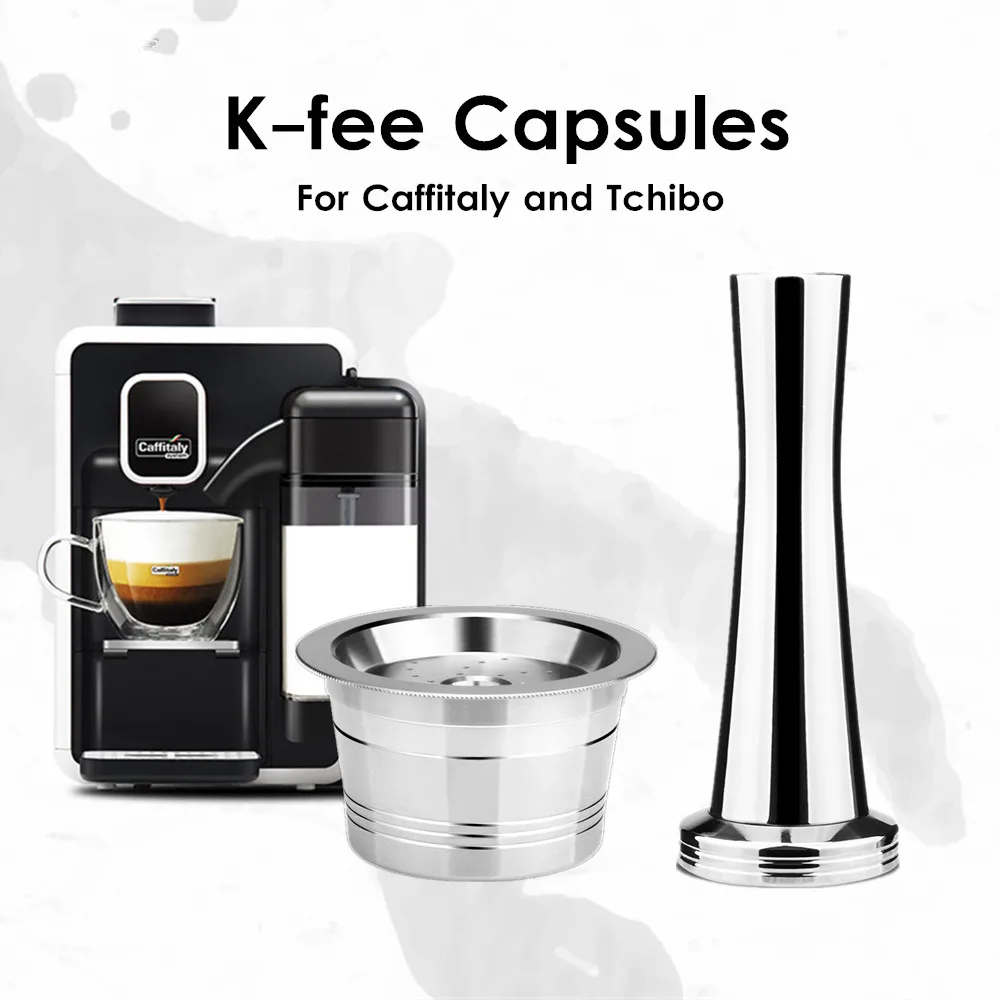 For Caffitaly Tchibo Cafissimo ALDI Expressi Machine Refillable K fee