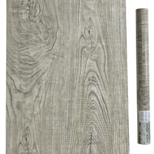 HaokHome винтажные обои из искусственного дерева самоклеющиеся Lt. Коричневая деревянная доска наклейка для гостиной мебель наклейка украшение