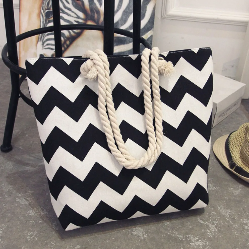 

Handbag 2019 Autumn & Summer Women Canvas Shoulder Bag Ladies Ethnic Plaid Handbag Totes Female Cotton Cloth Shopping Bags New