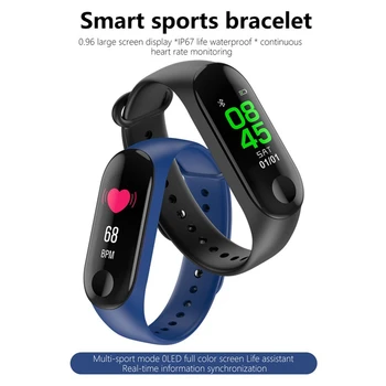 Cicret Bracelet Passometer Watch Fitness Bracelet Bluetooth Wristband Activity Tracker Sports Smart Bracelet PK mi Band 3 YC8911