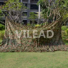 VILEAD 5 м x 7 м(16.5FT x 23FT) цифровой камуфляж для лесистой местности Военная камуфляжная сетка армейская камуфляжная сетка солнцезащитный навес для охоты кемпинга палатка