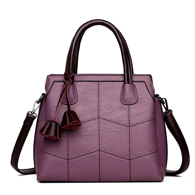 Роскошные женские сумки на плечо дизайнерские женские высококачественные сумки через плечо женские повседневные сумки через плечо - Цвет: purple
