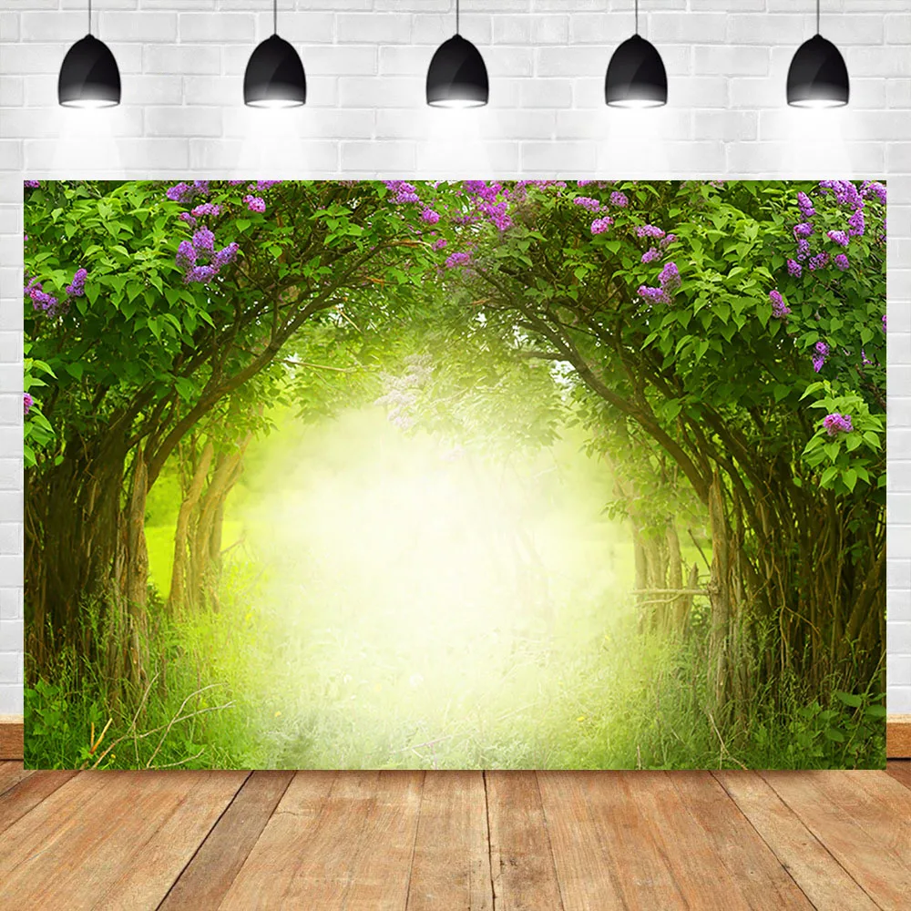 

Neoback Fairy Tale Fantasy Backdrop Dreamy Forest Abstract Photo Booth Background Jungle Safari Tree Decoration Photo Background
