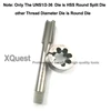 2pcs Round die and Hand tap set UNC 5/16 3/8 1/2 7/16 Unified Fine Thread dies taps UNS UNF UNEF 5/16-28 3/8-32 7/16-40 1/2-36 ► Photo 2/6