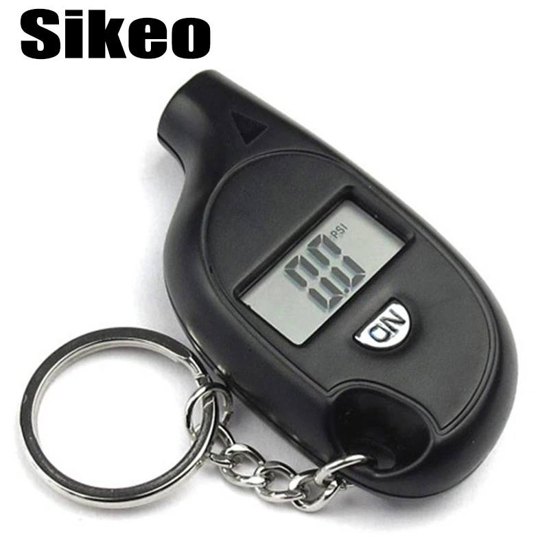 

Sikeo Diagnostic-tool 2-150PSI Diagnostic Tool Digital LCD Keychain Tire Air Pressure Gauge Vehicle Motorcycle Car-detector