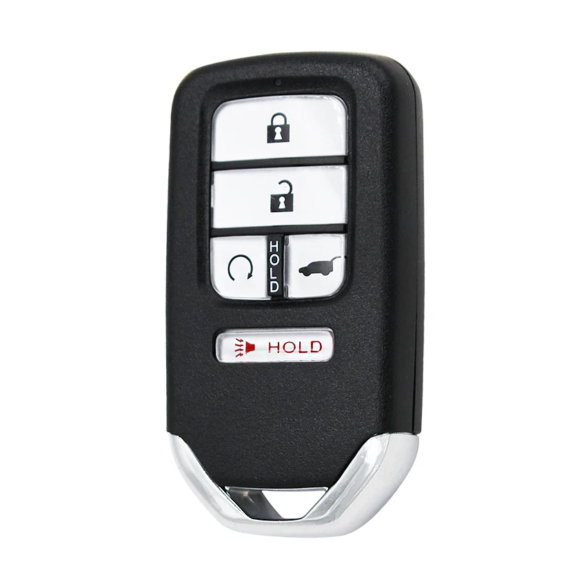 Smart Remote автомобилей брелока 4+ 1/5 Кнопка 433 MHz id47 чип PCF7938 внедорожник Концевая кнопка для honda FCC: KR5V2XV44 IC7812D-V2X