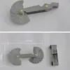 52 Blade stainless steel Screw Thread Measuring Gauge Metric Pitch Cutting Tool 60 Degree W/55 Degree Inch System Measuring Tool 3