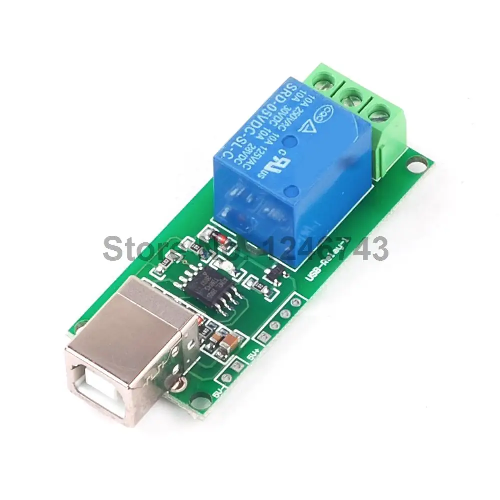 1 канал USB реле 5V программируемый компьютерный контроль для умного дома 1CH Модуль