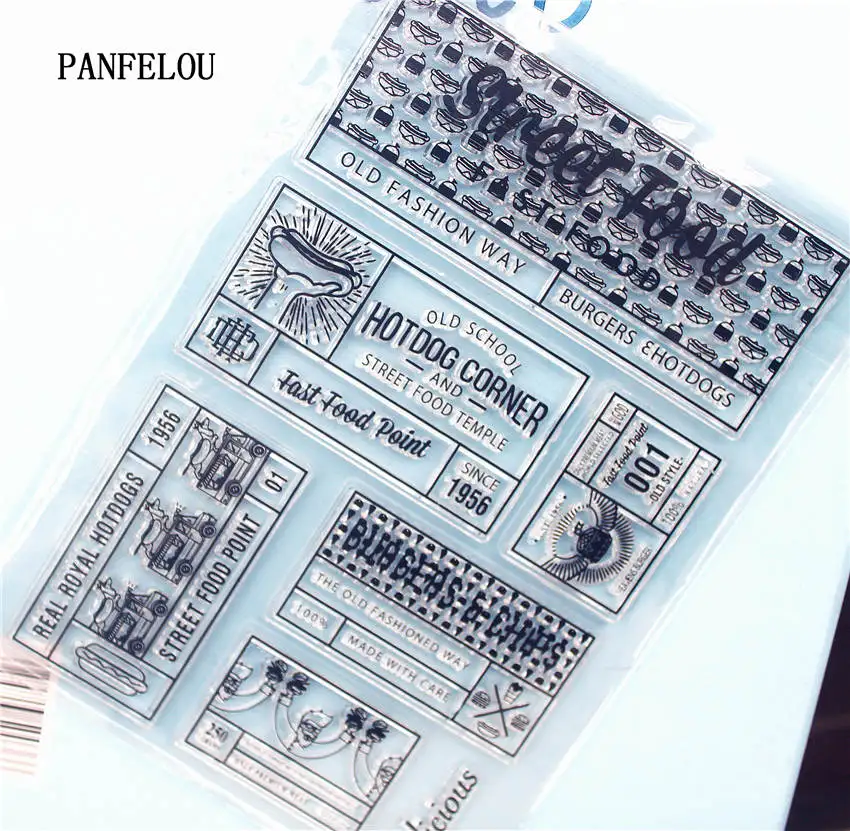 PANFELOU замок прозрачный штамп DIY силиконовые печати Скрапбукинг/изготовление карт/Фотоальбом украшения принадлежности Листы - Цвет: As picture