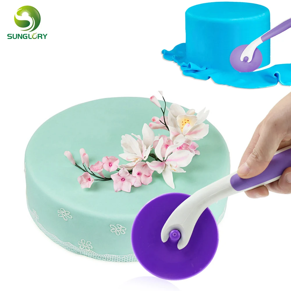 

Plastic Fondant Trimmer Pizza Cutter Pizza Wheel Slicer Pasta Dough Crimper Baking Pizza Tool Set Cake Decorating Tools Kithcen