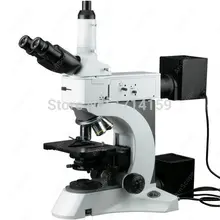 Darkfield Microscope-AmScope Supplies 50X-1500X Metallurgical Microscope w Darkfield & Polarizing Features