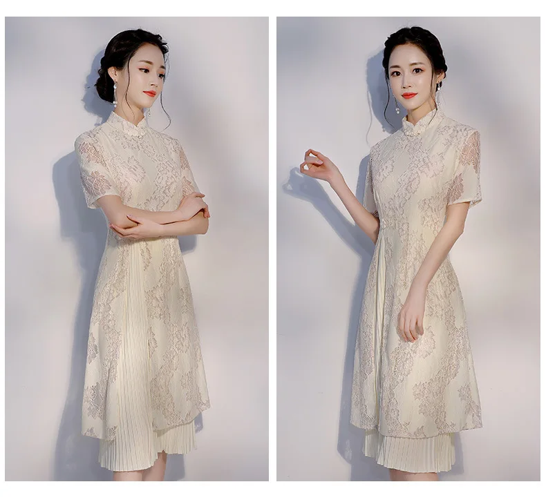 Лето 2018 вьетнамское платье Ципао aodai для женщин традиционная Восточная одежда