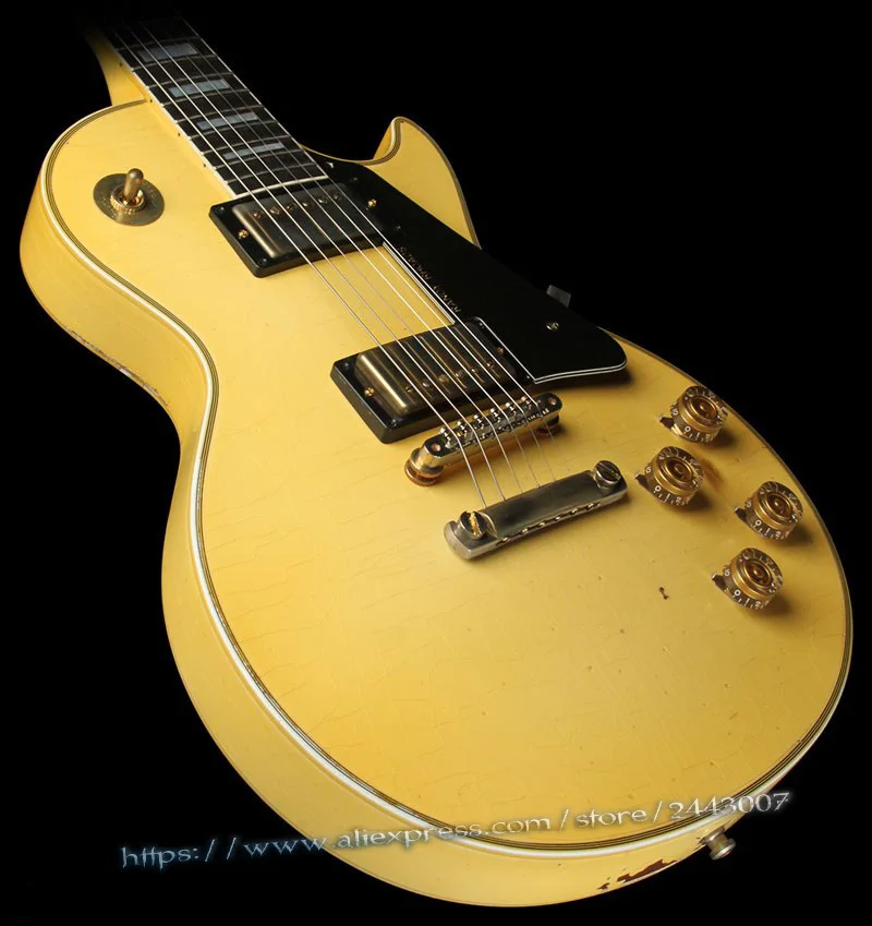 10S Custom Shop Randy Rhoads 1974 VOS Aged Electric Guitar Antique White
