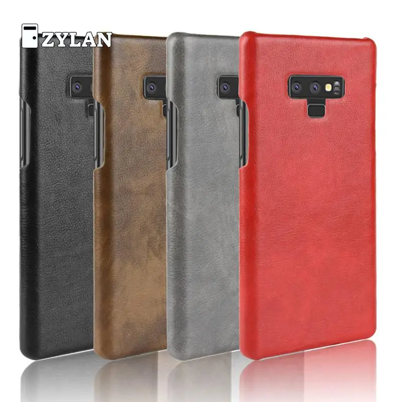 ZYLAN High Quality Hard Plastic &amp PU Leather Back Case Cover for Samsung Galaxy S9 Plus S10 Lite Note9 Note 9 | Мобильные