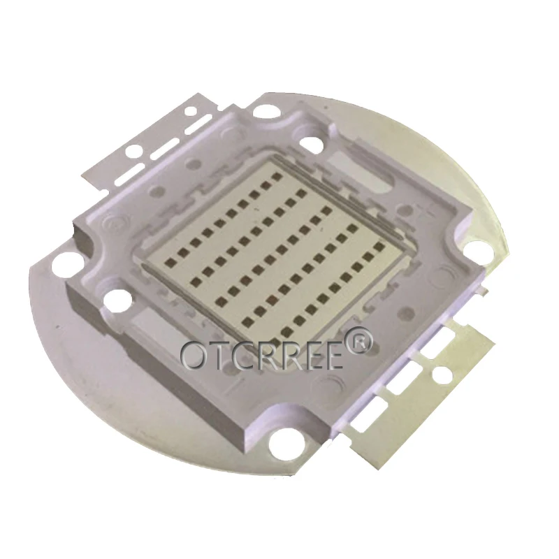 High Power LED Chip 660nm Deep Red LED Grow Light 660 nm 50W 60W COB Emitter+Driver+heatsink+cooler+lens reflector