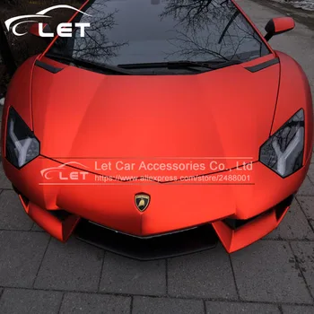 

152cm x 30CM Polymeric PVC Matte Chrome Vinyl Car Wraps Sticker Color Changing Car Sticker With Air Bubble Auto Accessories