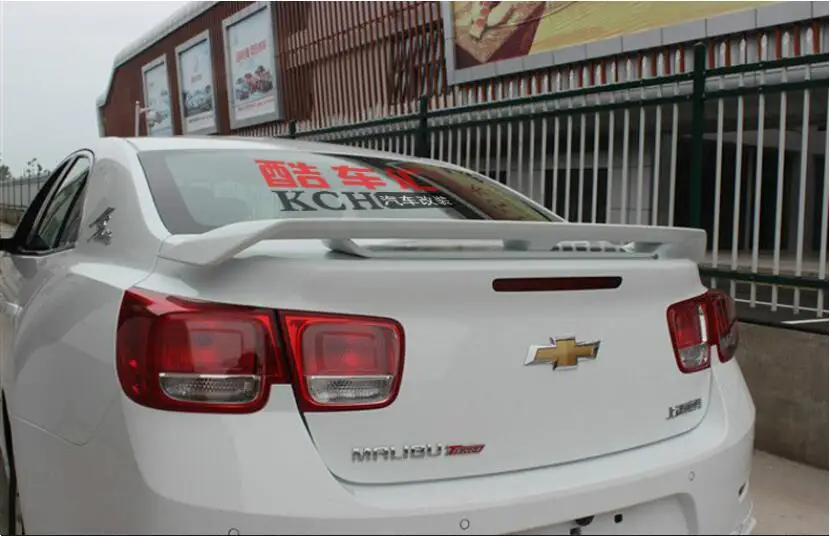 ABS Краски заднего крыла багажник выступ Спойлеры подходит для Chevrolet Malibu 2012 2013