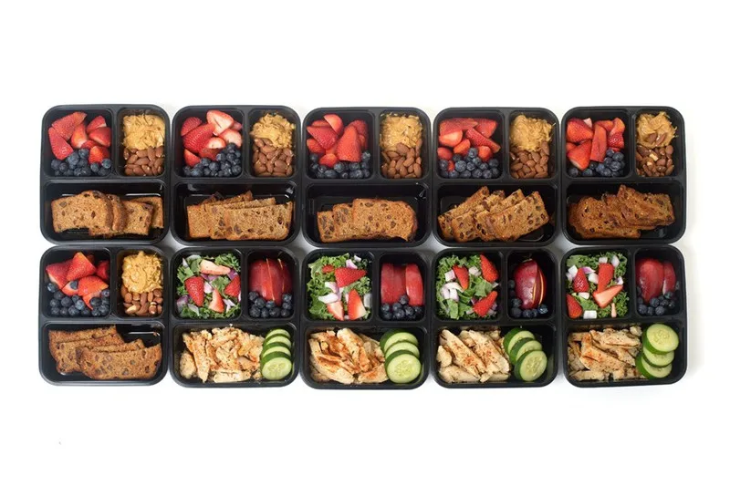 3 Compartment Reusable Plastic Food Storage Containers With Lids 3 Compartment Reusable Plastic Food Storage Containers With Lids Microwave And Dishwasher Safe Bento Lunch Box Set Of 5 In Bo Bins From Home